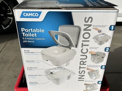 Camco Portable Toilet – Brand New (Unopened)