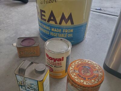 old tins 25 for all