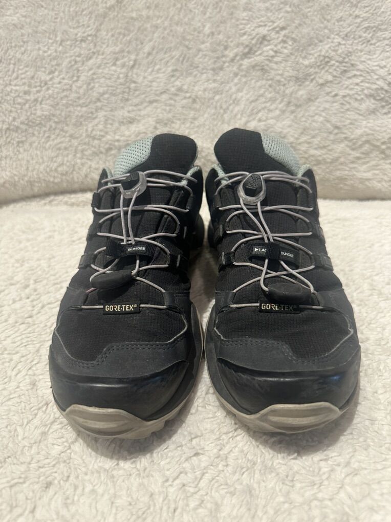 Adidas Terrex Womens 7.5 Black Goretex Trail Shoes
