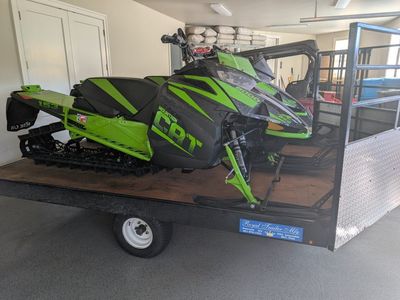 Two 2018 Snowmobiles Under 200 Miles With Trailer