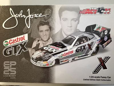 ELVIS Presley Castrol GTX John Force Diecast Model Car Funny Limited Edition 2002