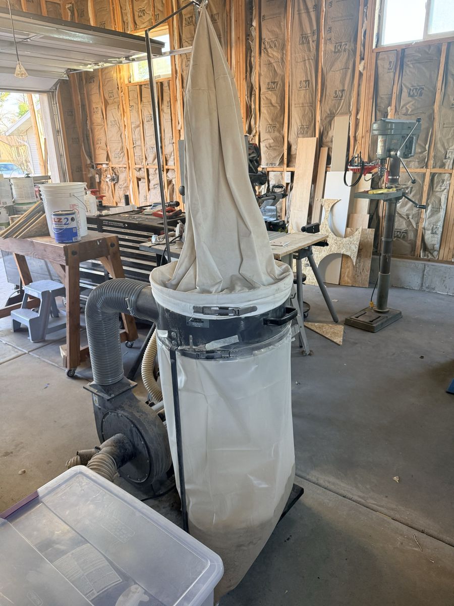 Heavy-Duty Woodworking Dust Collector - Industrial Shop Vac