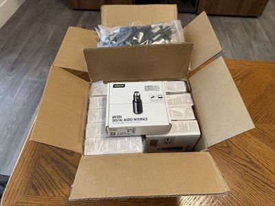 Lot of Shure MVX2U XLR to USB Adapter (w/ Cable)
