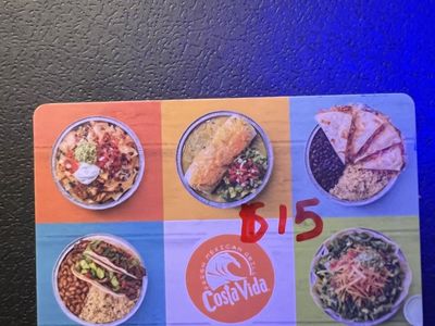 $15 Costa Vida Gift Card