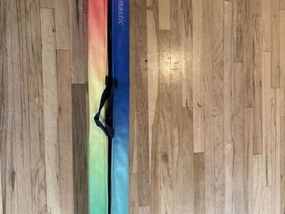 PreGymnastic Rainbow Gymnastics Balance Beam - Portable Folding Beam