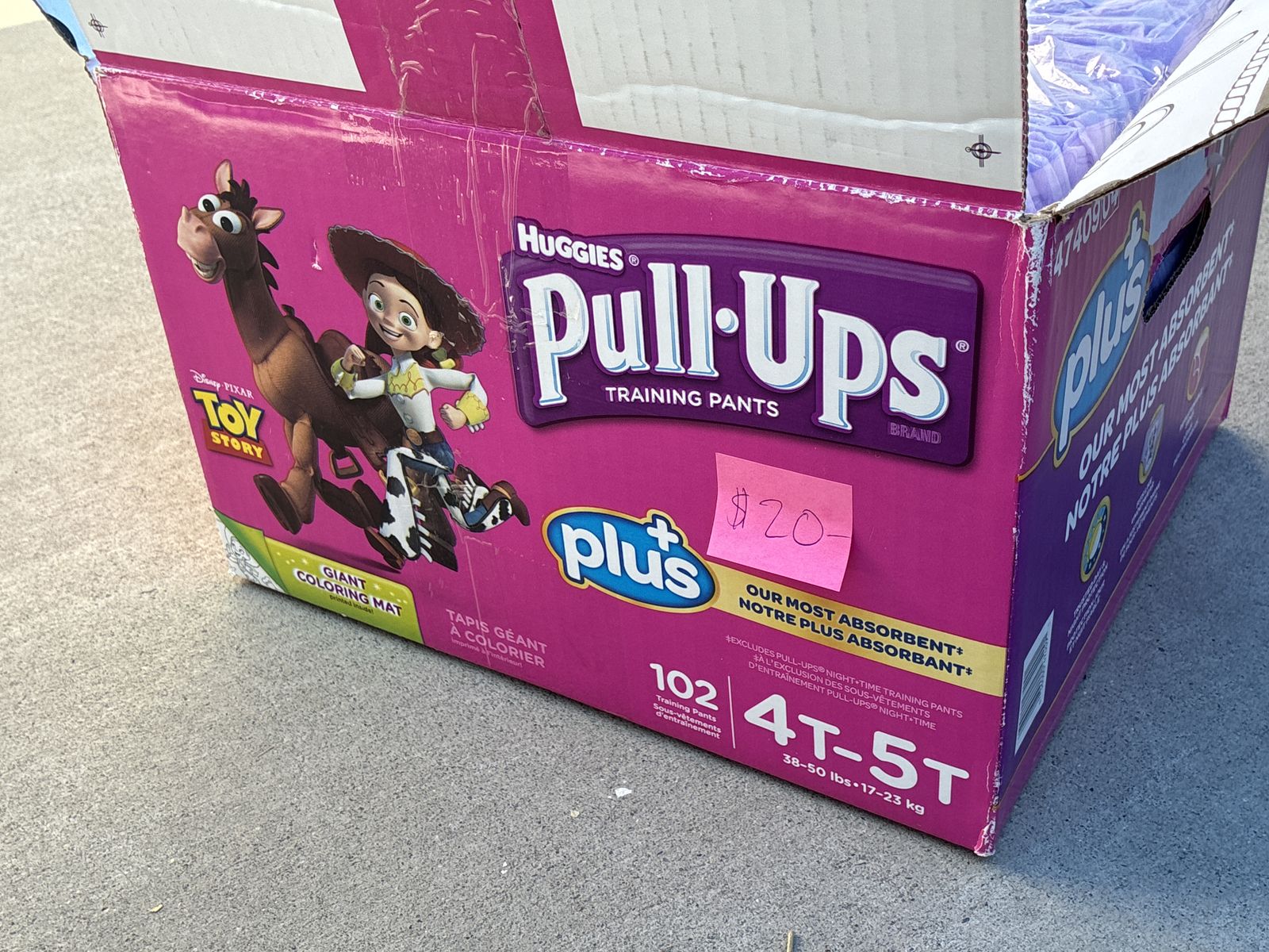 NEW Huggies Pull-Ups 4T-5T – Inner Packaging Sealed