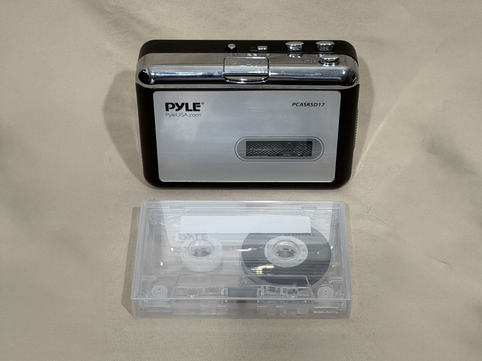 Pyle Cassette to MP3 Converter PCASRSD17 w/ Power Adapter