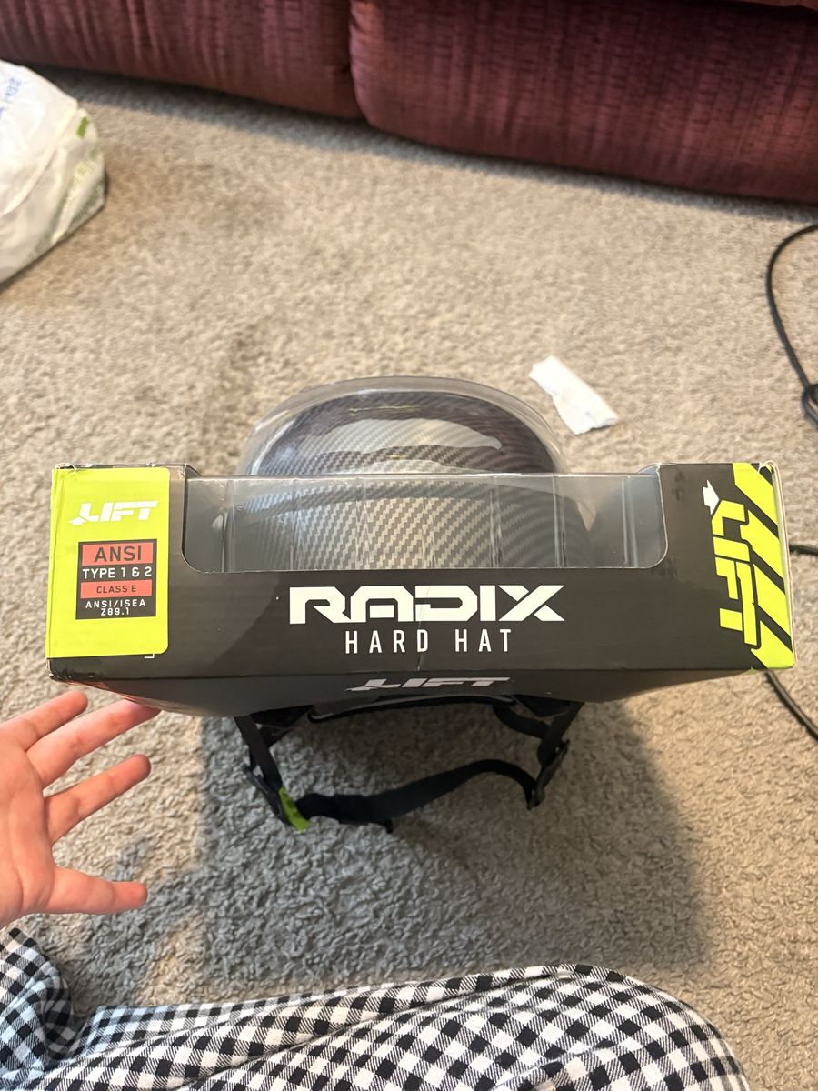 Lift Safety Radix Hard Hat Carbon Fiber ANSI Type I & II Class E