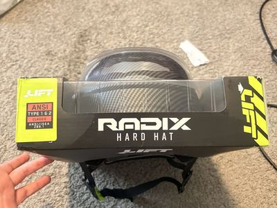 Lift Safety Radix Hard Hat Carbon Fiber ANSI Type I & II Class E