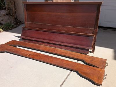 Full Size Wood Bed Frame $15