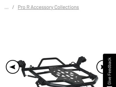 Polaris Pro Pivoting Spare Tire Carrier for RZR - Fits up to 33" Tire, 75lb Capacity, Matte Black