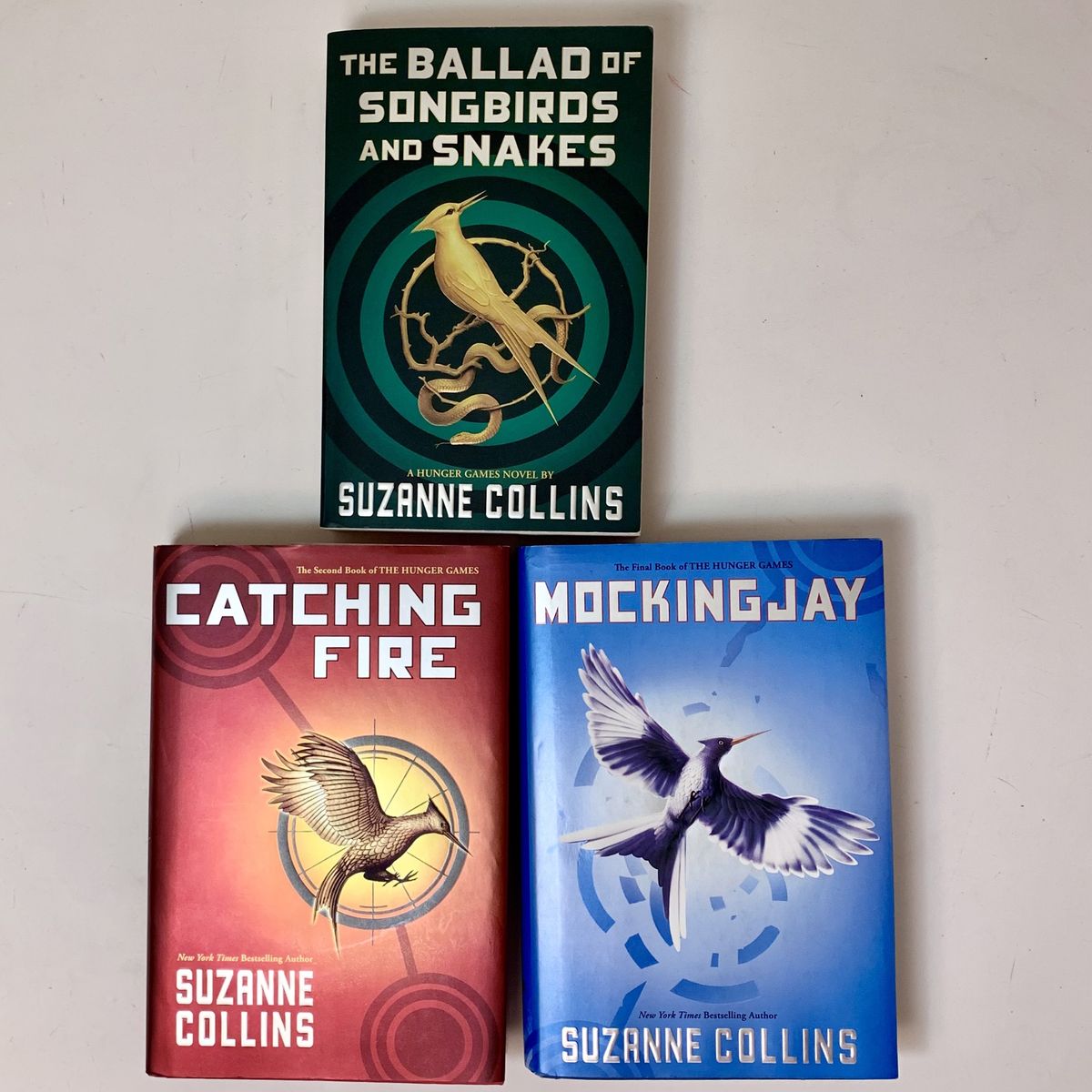 Hunger Games Books Ballad of Songbirds and Snakes, Catching Fire, Mockingjay