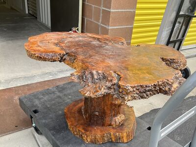 Coffee Table Natural redwood