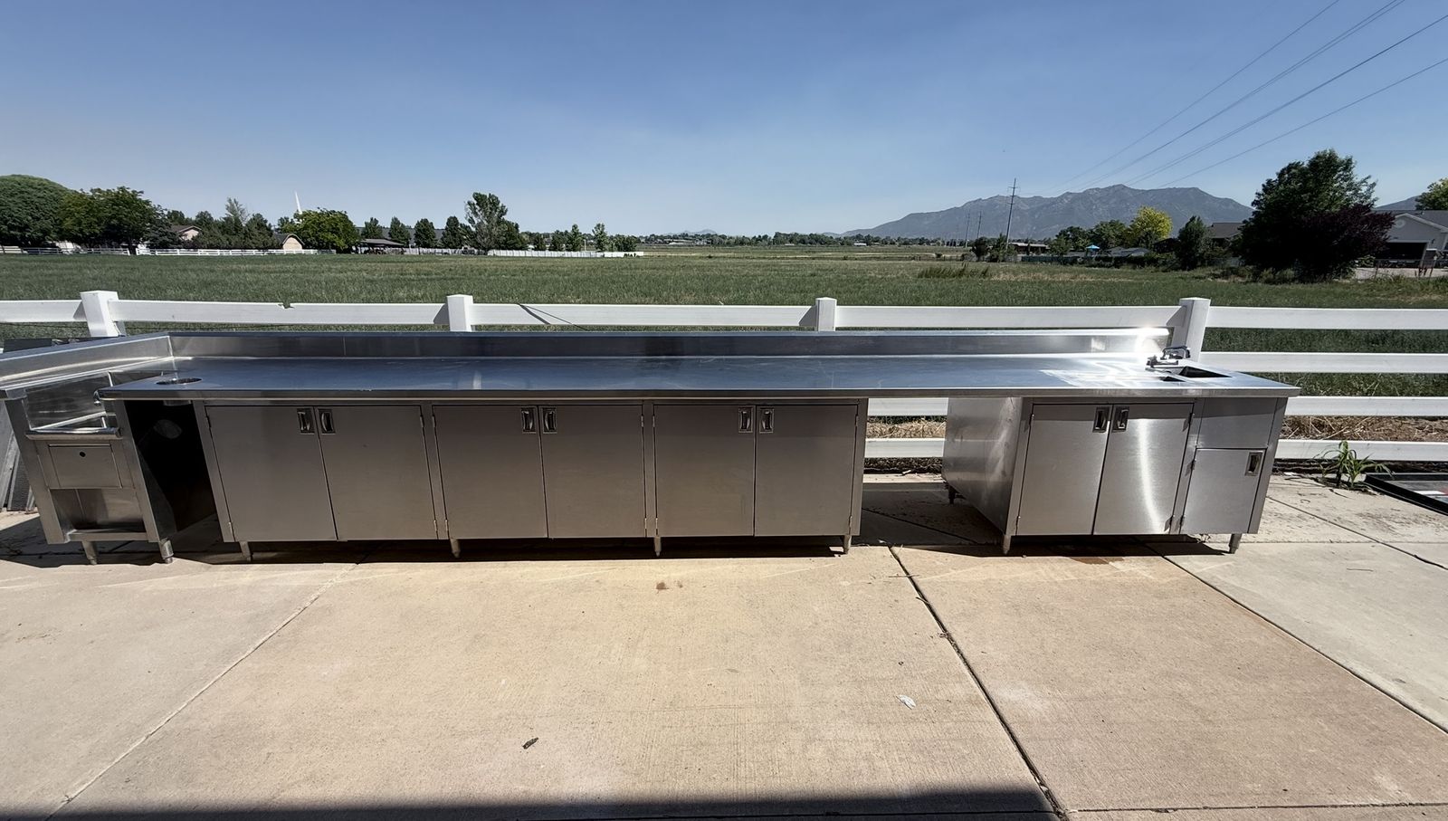 Kitchen stainless steel commerciall