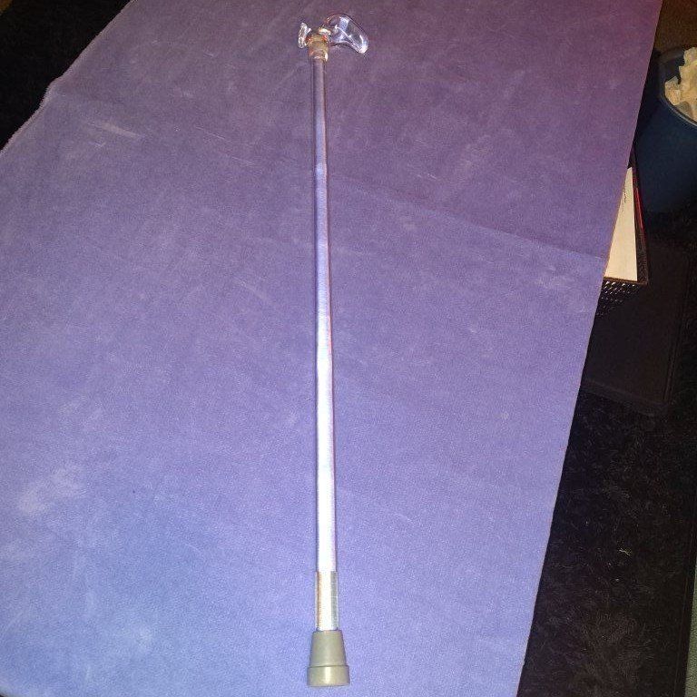 Elegant LuciteTransparent Clear Cane