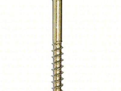 GRK Fasteners Deck Screw 5/16 in Size, 4 in Lg, Steel, Climatek, Round, Torx/Star, 400 PK