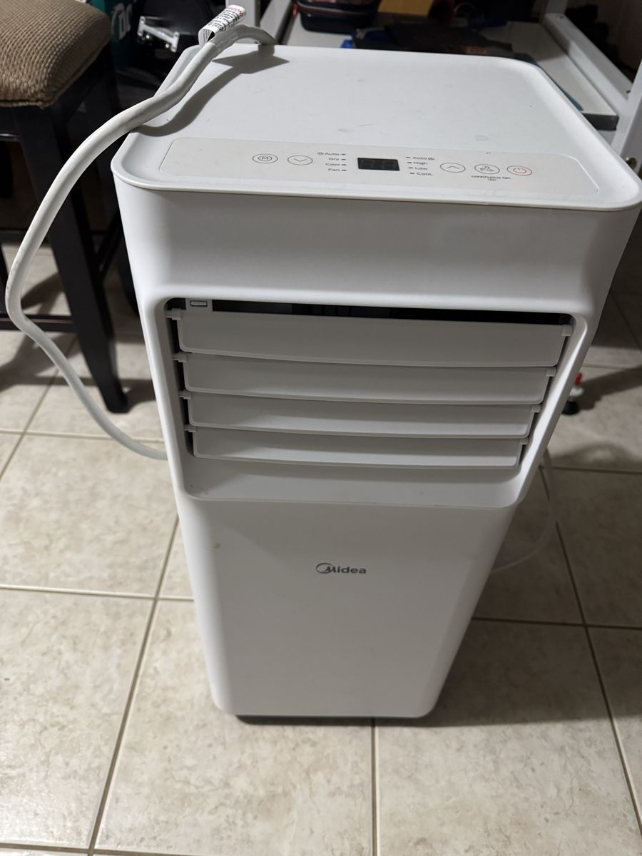 Midea Portable Air Conditioner - White, Compact Design
