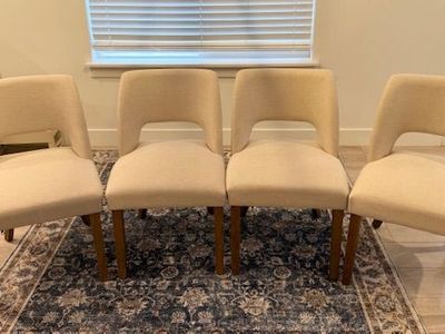 Four Like New Dining Room Chairs