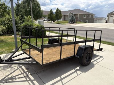 Utility Trailer with Wood Deck - Used, Good Condition (5x10)