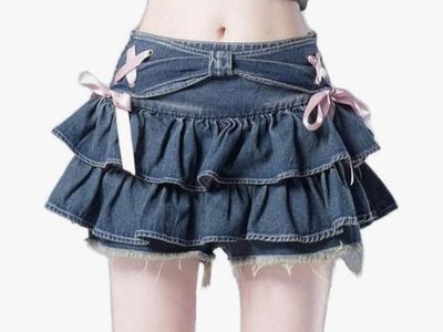 Minifalda De Jeans, Casual Para Mujer