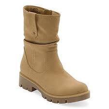 NEW IN BOX St. John's Bay Women's Gene Block Heel Slouch Boots - Tan - Size 10