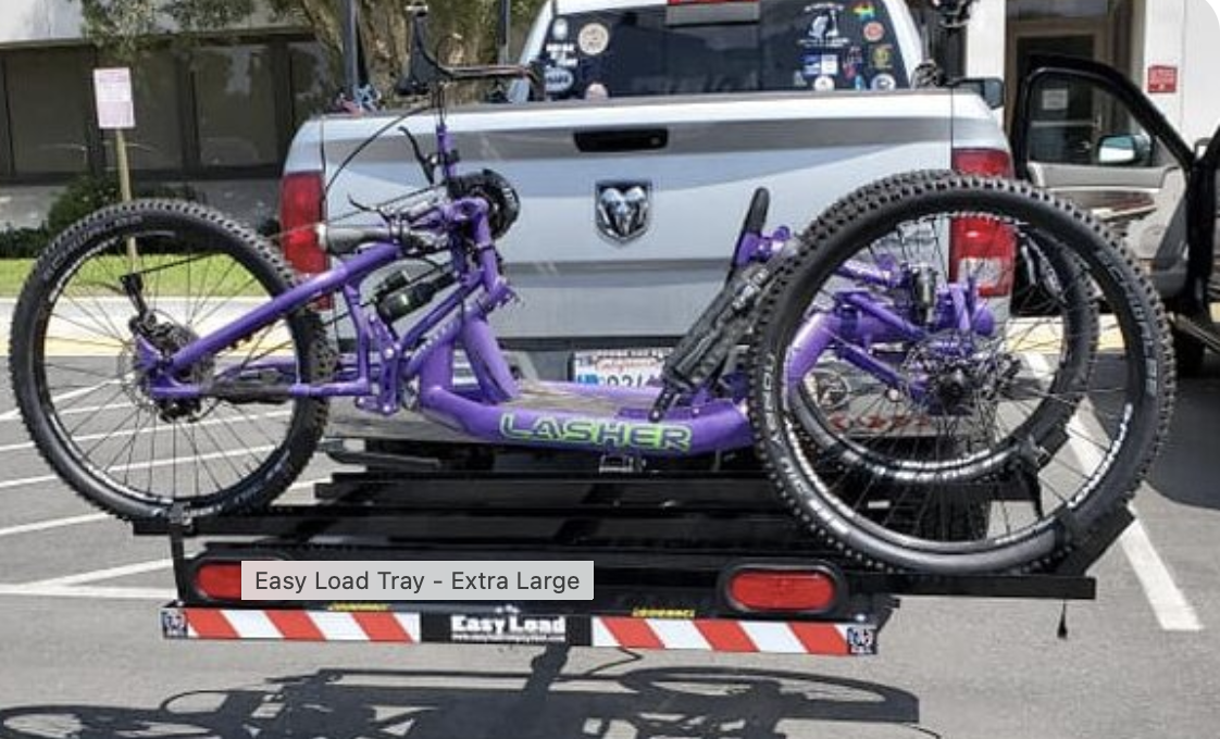 Easy Load Trike Carrier Tray XL includes 3 ramps