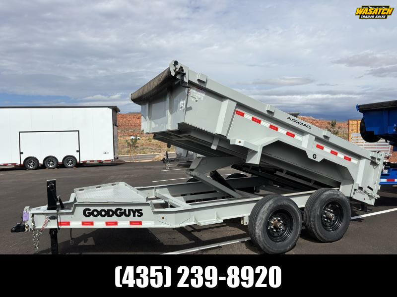 Good Guys 7X14 14K DL SCISSOR LIFT Dump Trailer