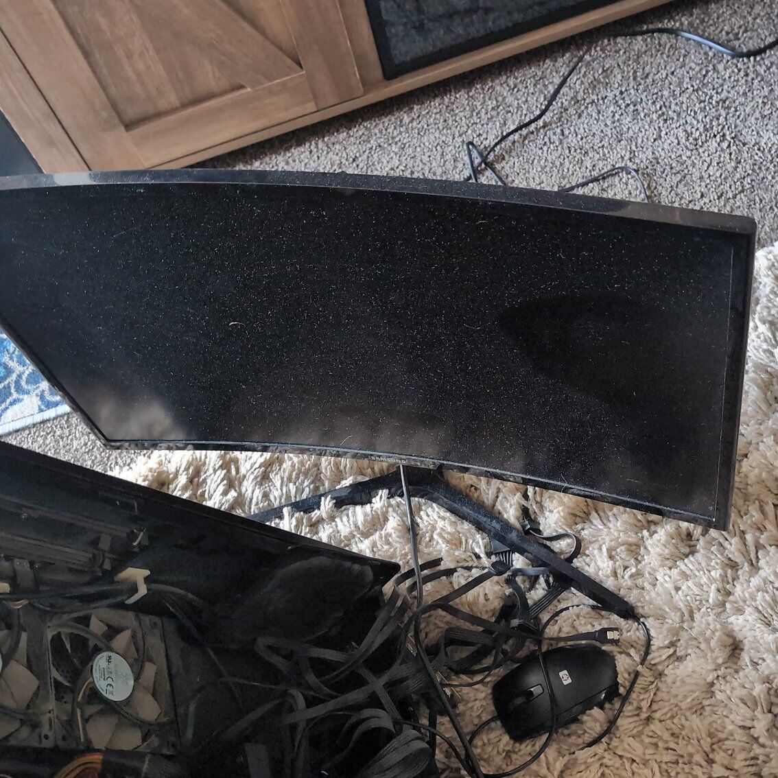 Samsung curved computer monitor display