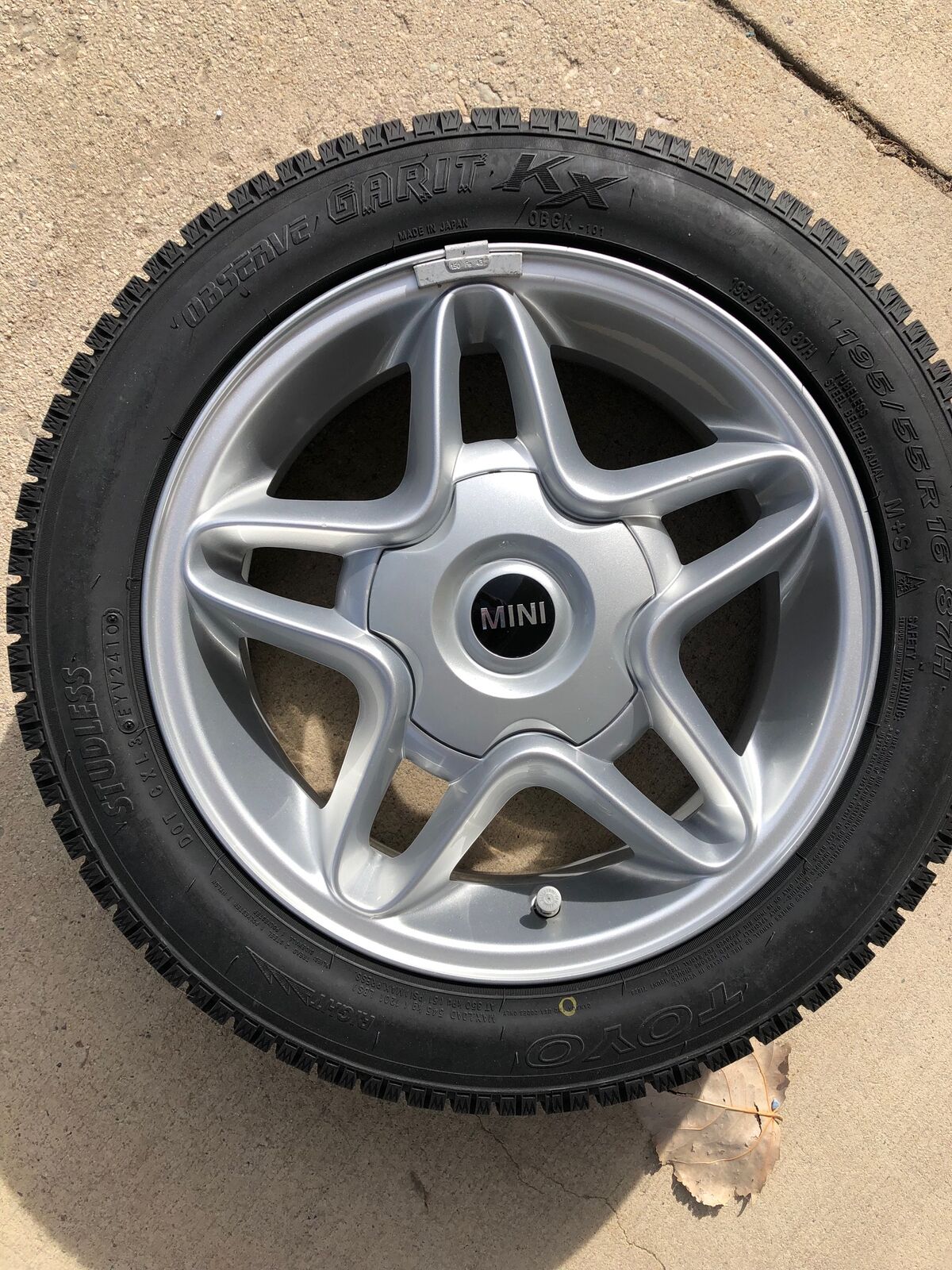 4 Toyo 195/55R16  87H Tires Mini Cooper