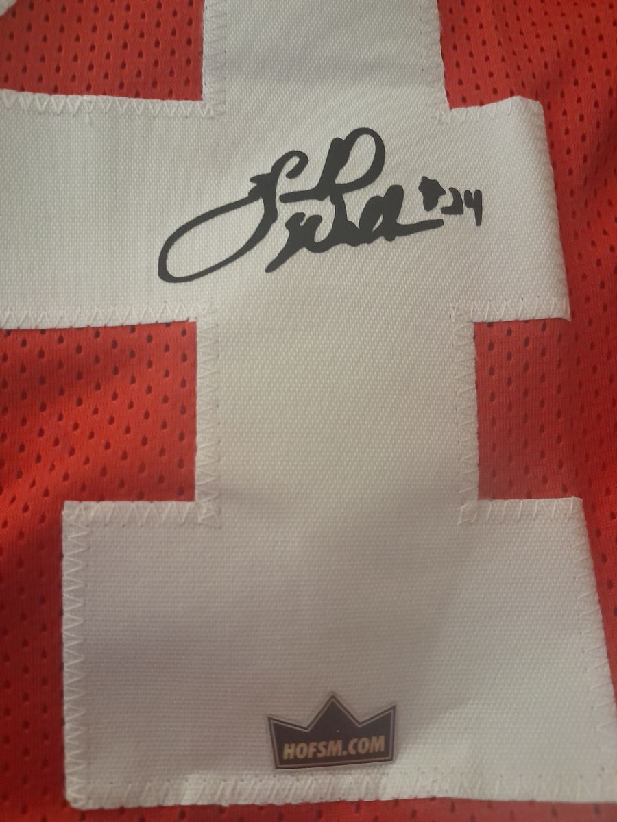 Autographed #34 Walker Football Jersey
