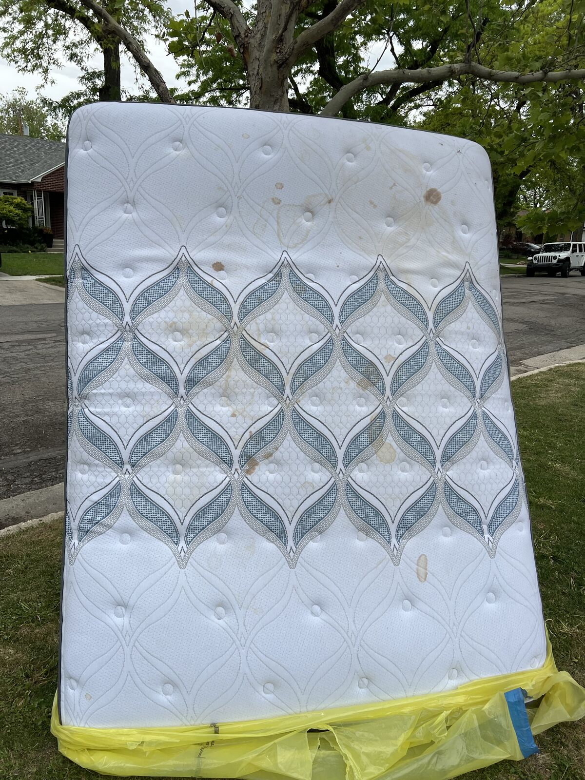 Full Mattress -- very comfortable (with stains)