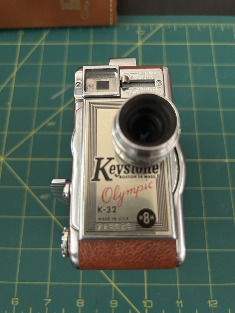 Vintage Keystone Olympic K-32 8mm Film Camera