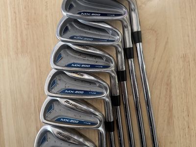 Mizuno MX200 Irons 3-9, SW Stiff