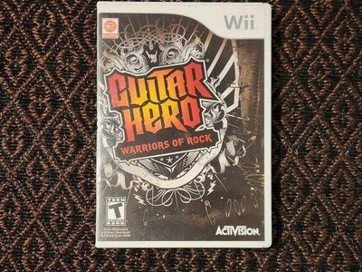 Guitar Hero Warriors of Rock Nintendo Wii