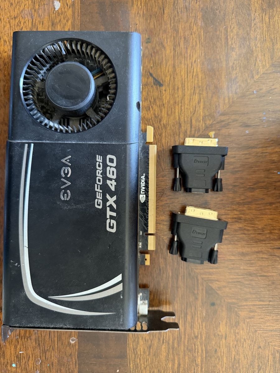 EVGA NVIDIA GeForce GTX 460 Graphics Card with DVI Adapters