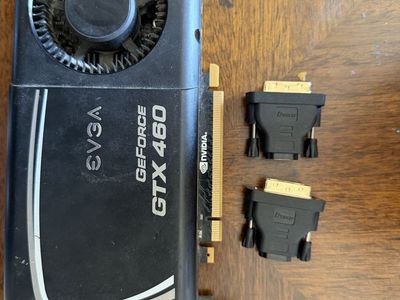 EVGA NVIDIA GeForce GTX 460 Graphics Card with DVI Adapters