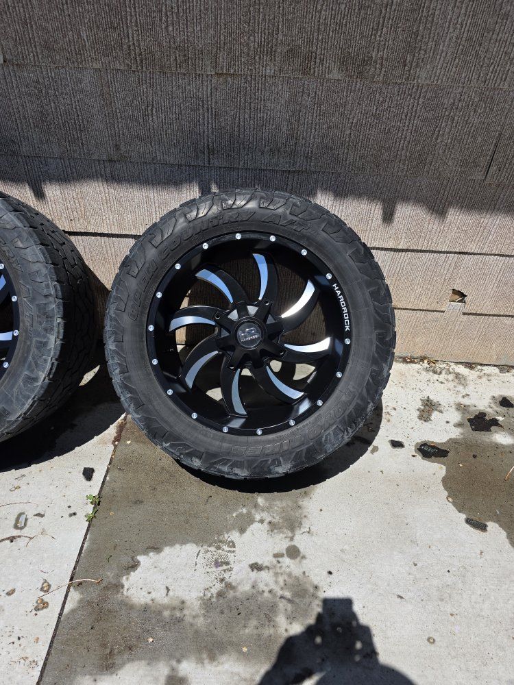 Hardrock Wheels & Toyo Open Country Tires (Set of 4) 22x10 inch