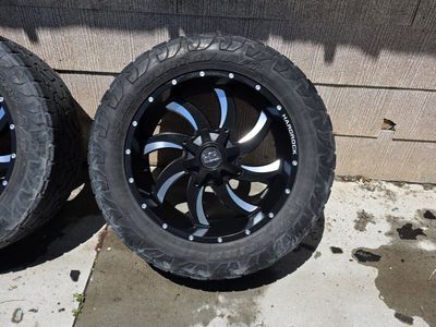 Hardrock Wheels & Toyo Open Country Tires (Set of 4) 22x10 inch