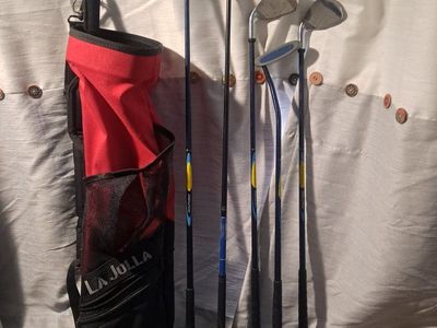 Youth Kids Golf Clubs with Junior Jr bag and Nike 3 wood