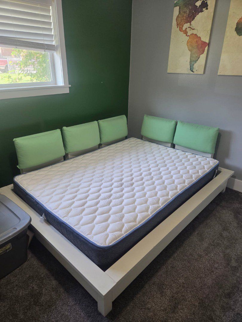 Modern Style Full-Size "Sleep and Lounge"   Bed Fr