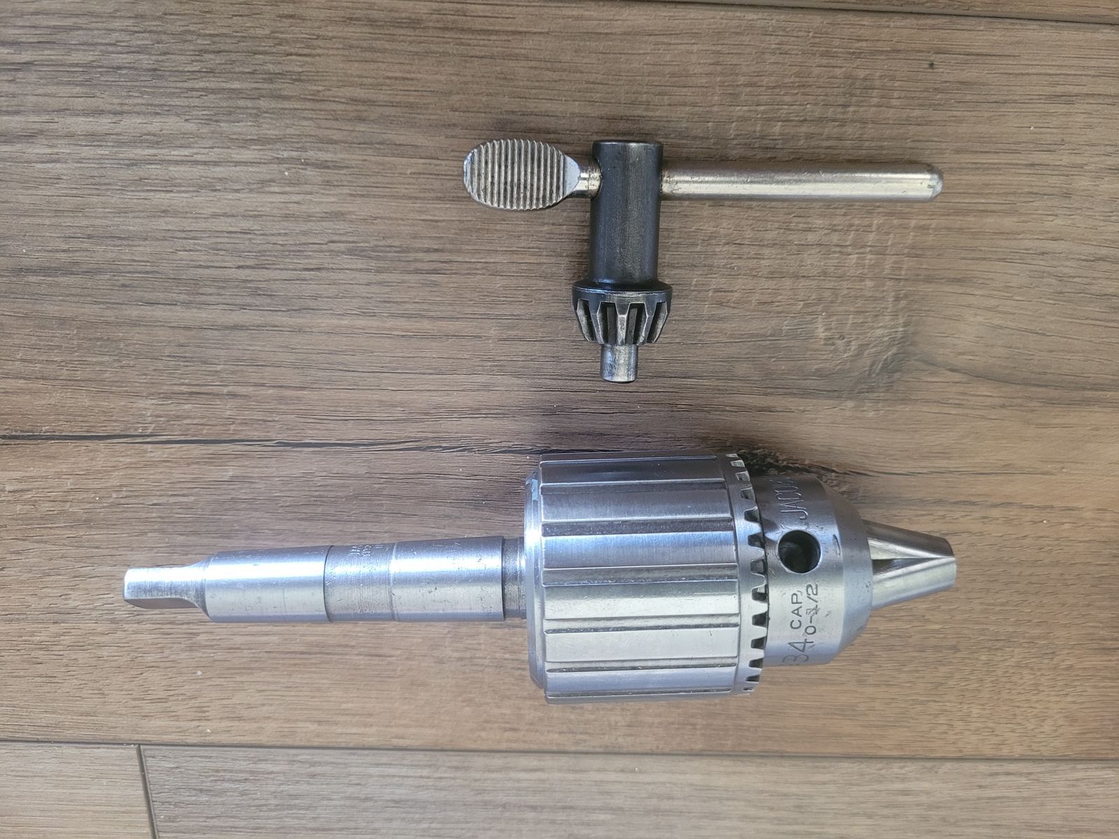 Jacobs No. 34 Drill Chuck and 2MT Arbor 0 to 1/2 Capacity