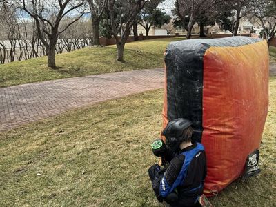 Used Paintball / Airsoft Inflatable Bunkers – Practice Field Setup