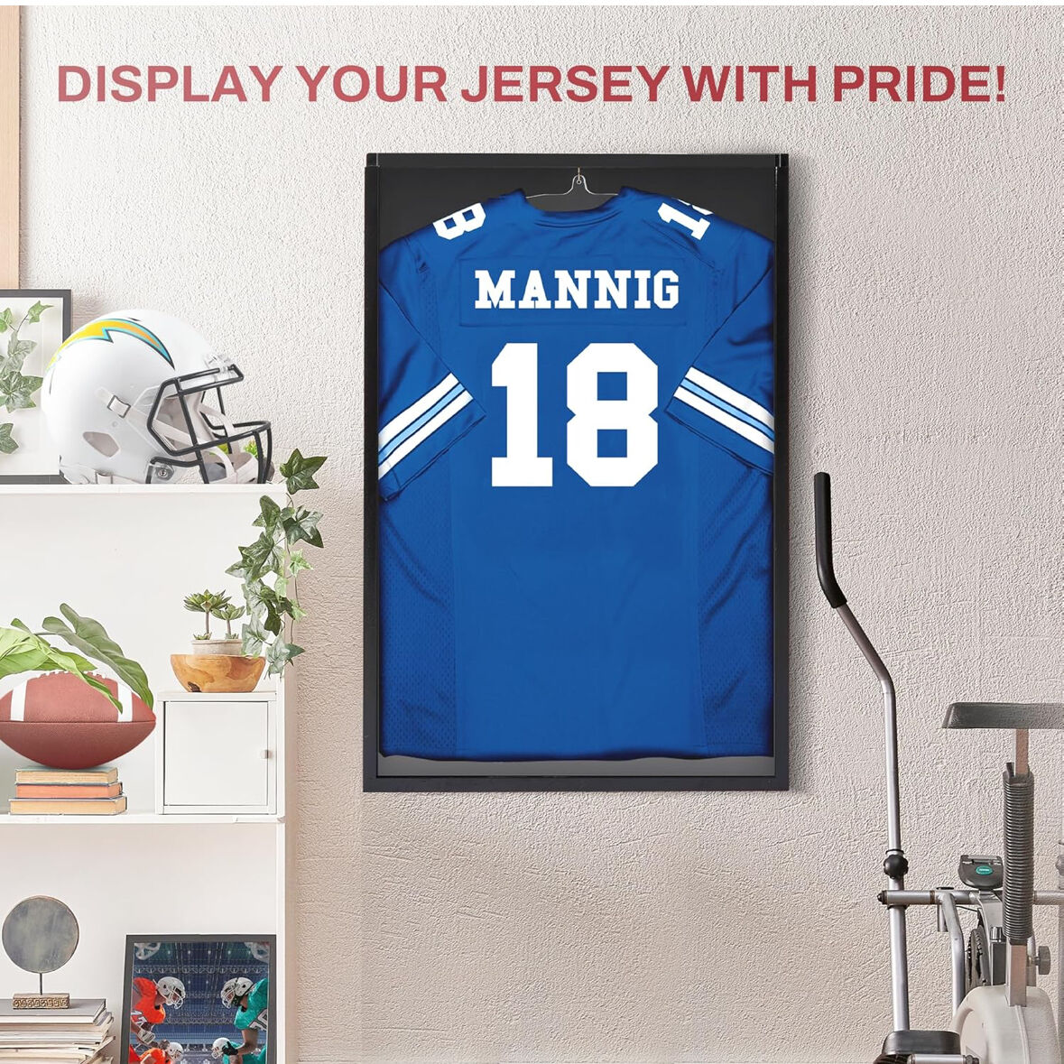 PENNZONI Jersey Frame Display Case