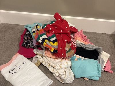 Girls 9-12 Months Clothes Grab Bag