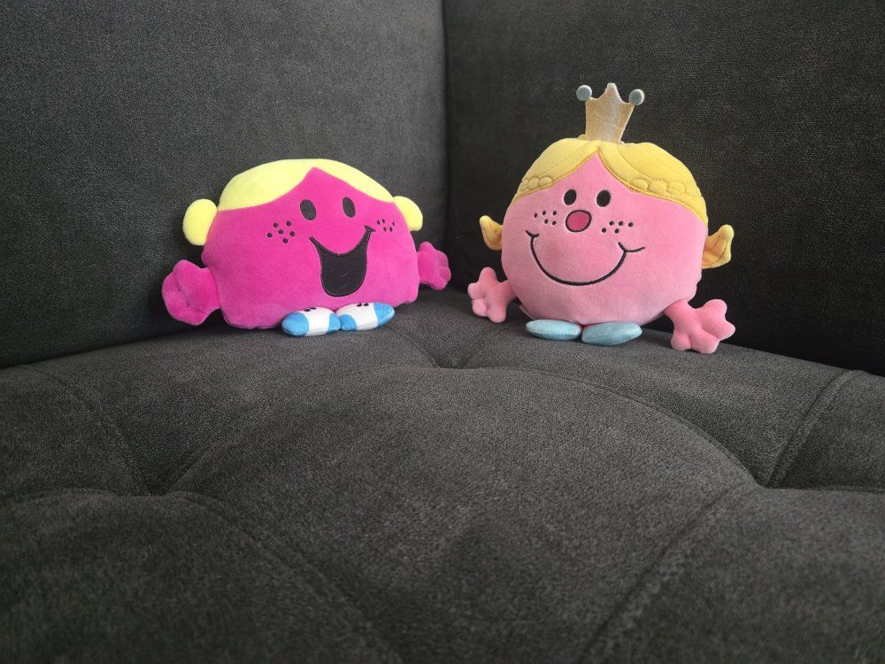 Set of 2: Authentic Mr. Men & Little Miss Plush Toys