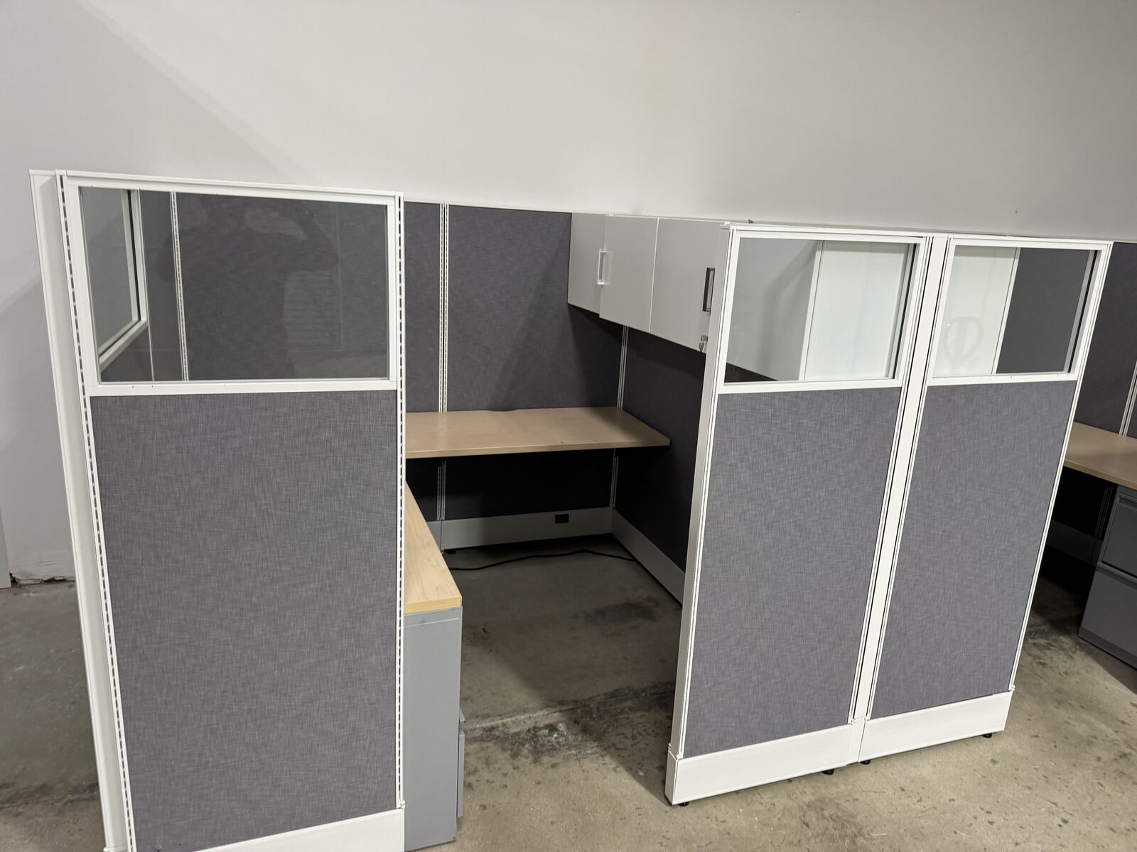 3 U Shape workstations and a extra