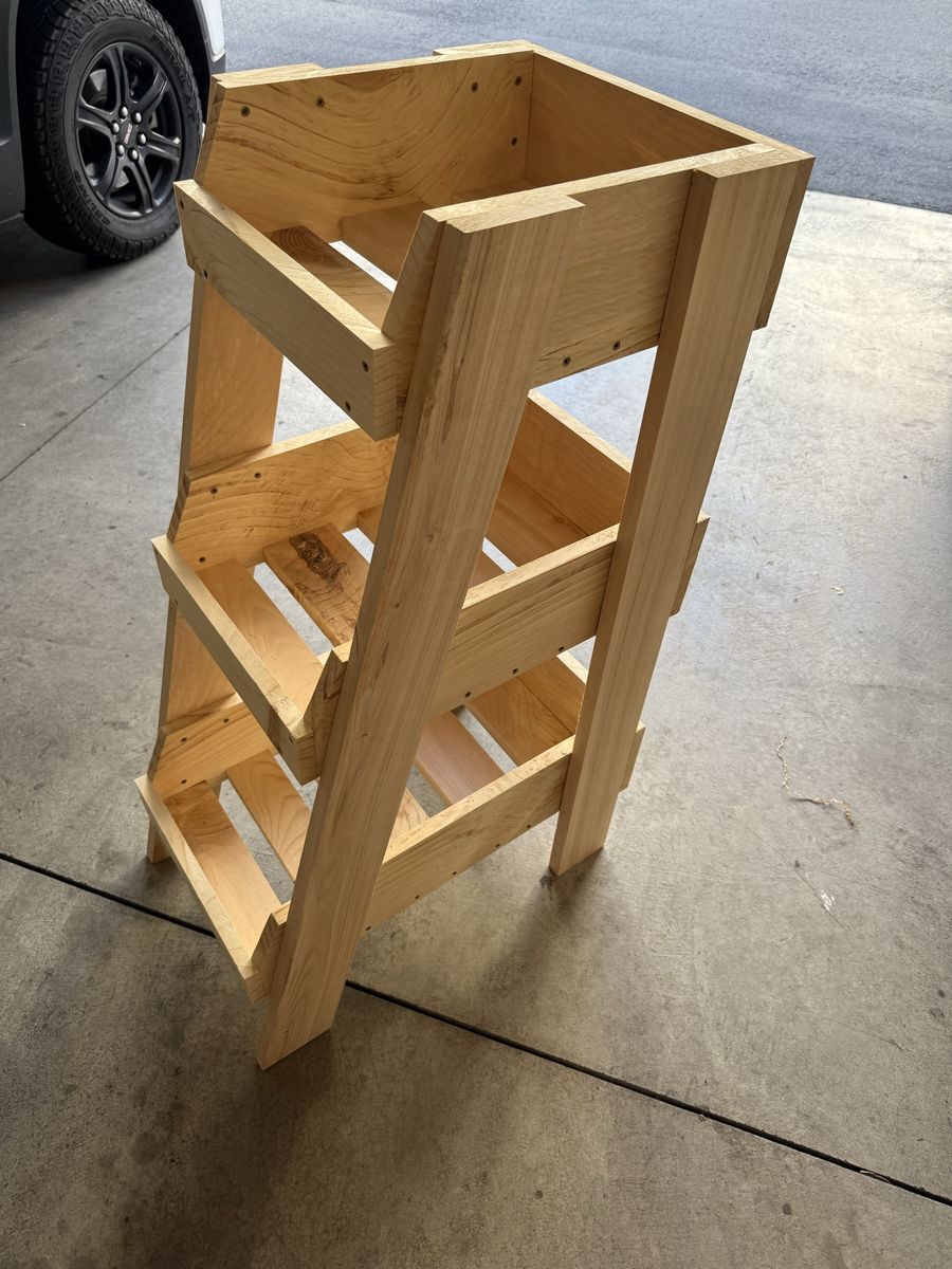 Hand made wood shelf