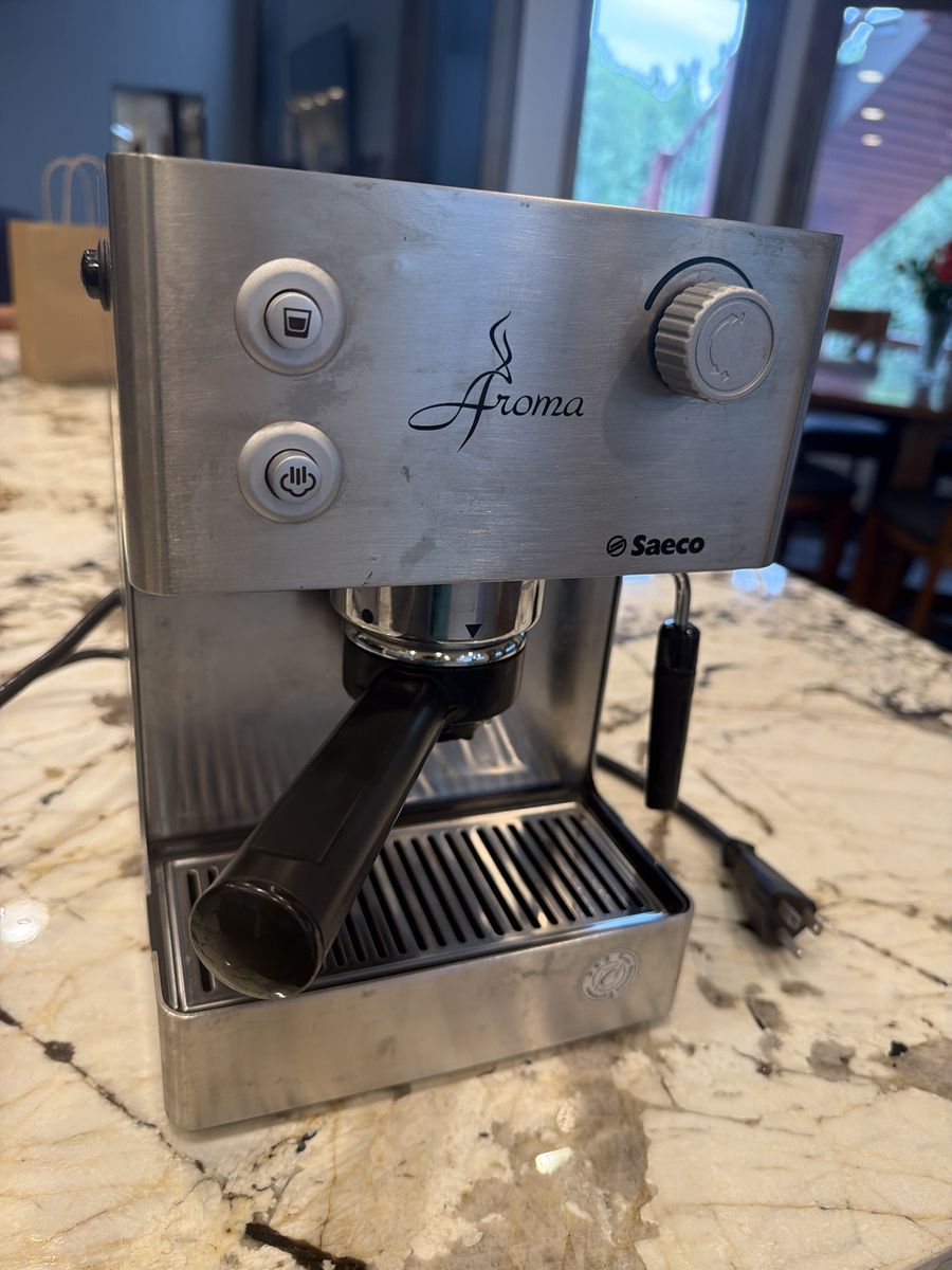 Saeco Aroma Manual Espresso Machine Stainless Steel