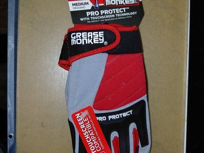 Grease Monkey Pro Protect Work Gloves Medium Touchscreen Compatible