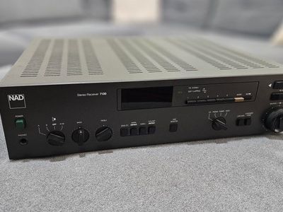NAD 7130 Stereo Receiver – MM/MC Phono – High Current – Cleaned & Tested
Description